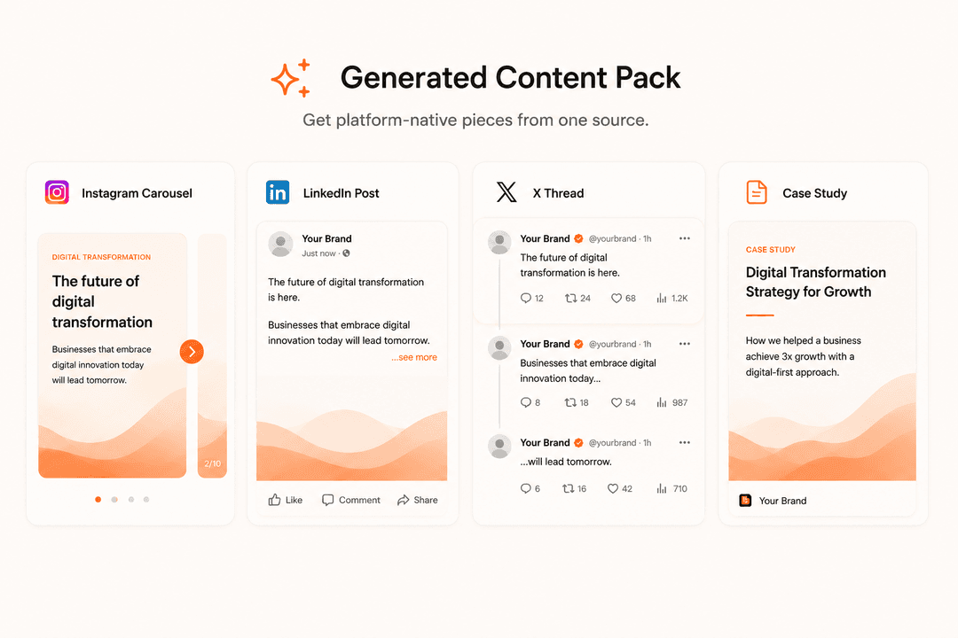Generate the pack