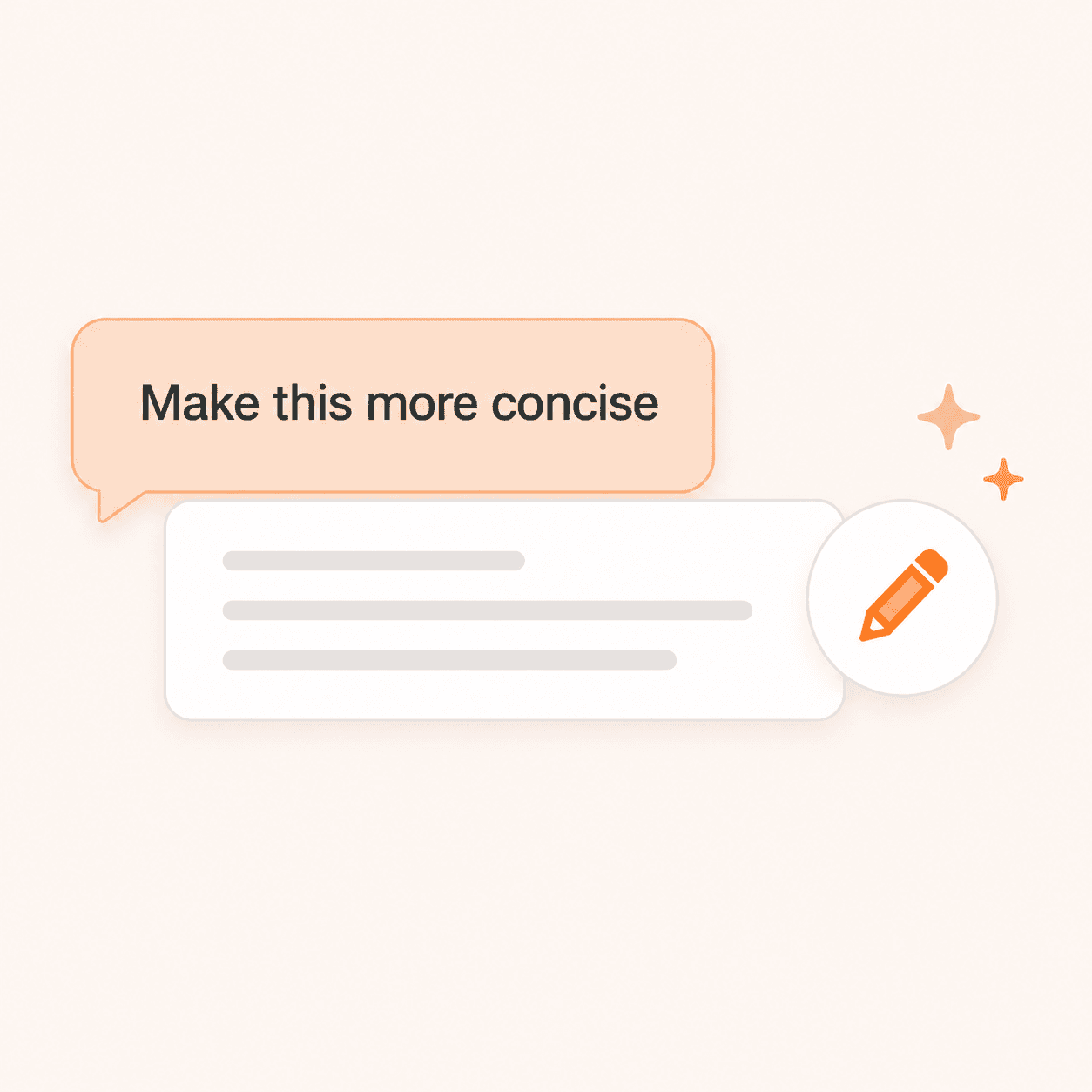 Refine every section just by chatting