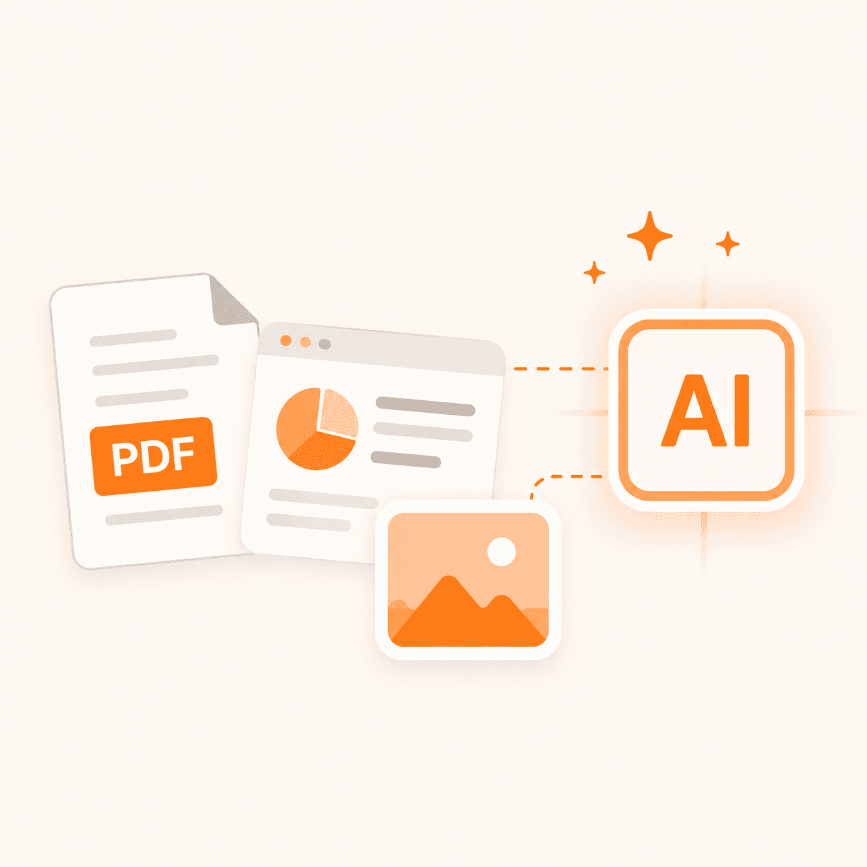Reads your documents, decks, and images for you